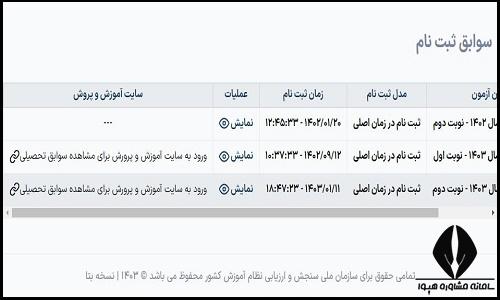 تراز سوابق تحصیلی در کنکور